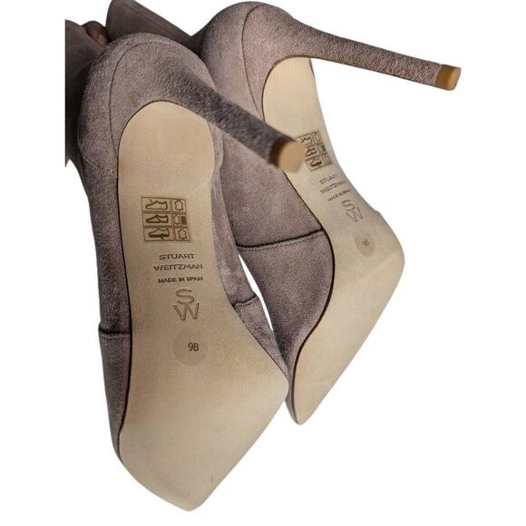 Stuart Weitzman power bootie 100 in fawn size 9 - Picture 3 of 10